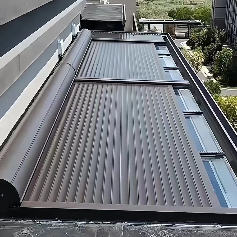 

Modern Aluminum Roller Shutter for Roof Horizontal Shutter Vertical Opening Pattern