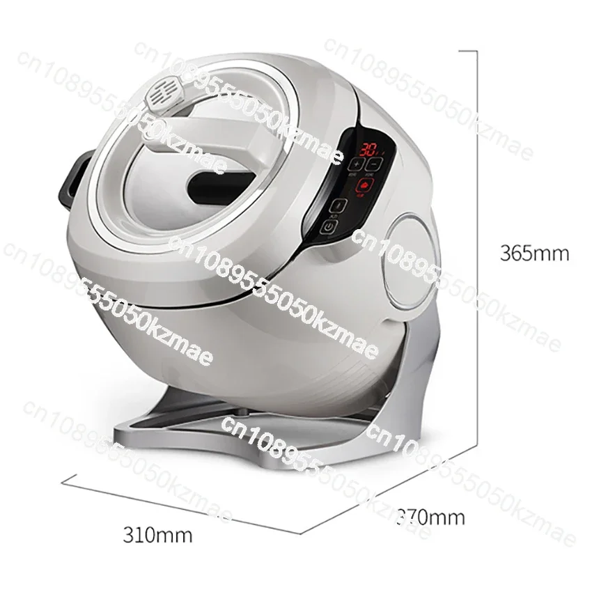 Non-stick Cooking Wok Pot Touch Panel Cooker Robot 6L Multi Cooker Full Automatic Intelligent Cooker Stir Frying Cooking Machine