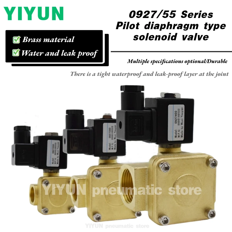 

0955105 0955205 0955305 0955405 0955505 0955605 0955705 0955805 0927000V 0927100V-600V Пилотный электромагнитный клапан диафрагмы 0955