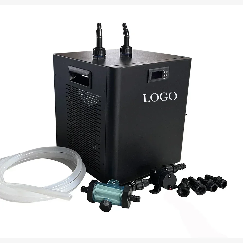 Untuk 1/3 jam Pendingin air pendingin air dengan filter dan pompa mendinginkan hingga 40F untuk kapasitas air kurang dari 300L