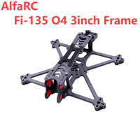 AlfaRC Fi-135 DJI O4 Air Unit 3inch Propeller Frame Kit FPV RC Racing Drone Caddx Nebula 1204 1206 1303 1306 1404 Motor ELRS GPS