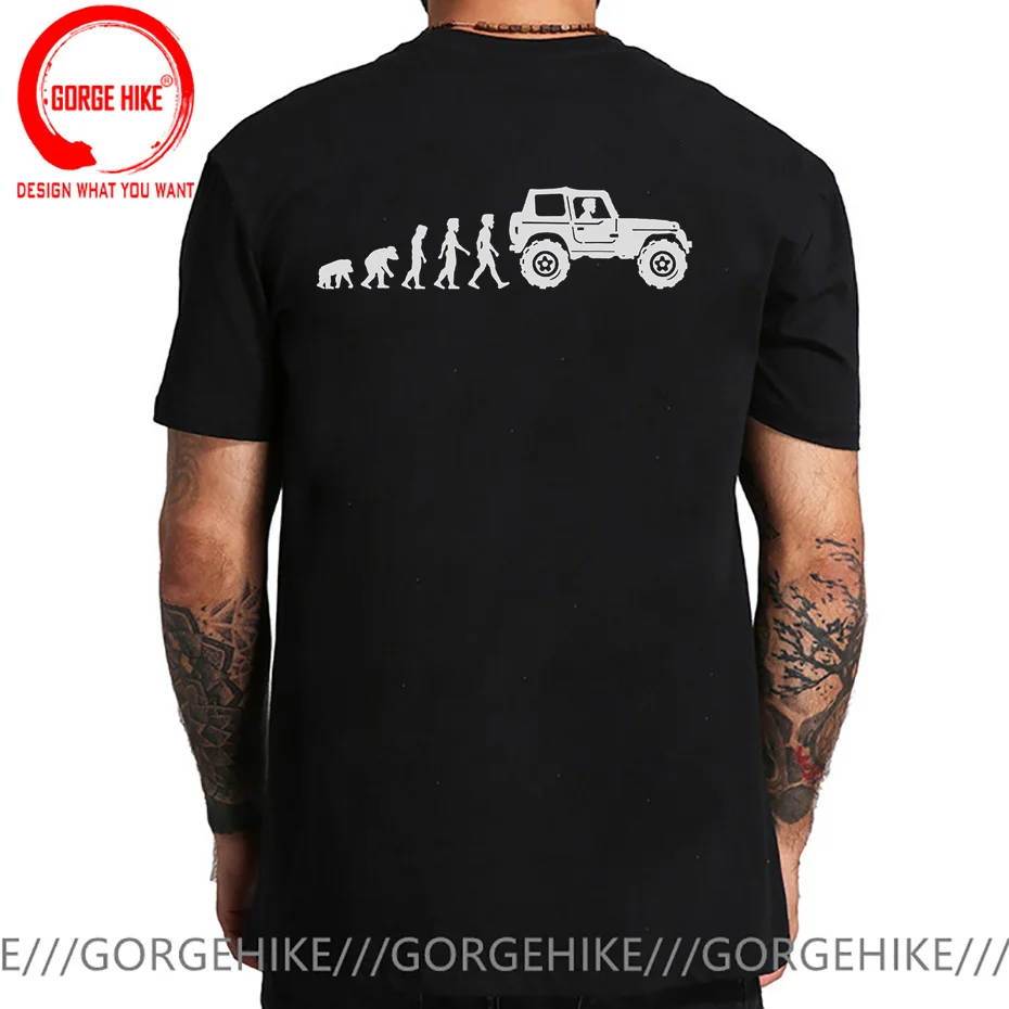 Off-road Vehicle Evolution T Shirt Men Evolution Of Offroad Vehicle T-Shirt Unisex Graphic Print Fashion Vintage Men's Clothing