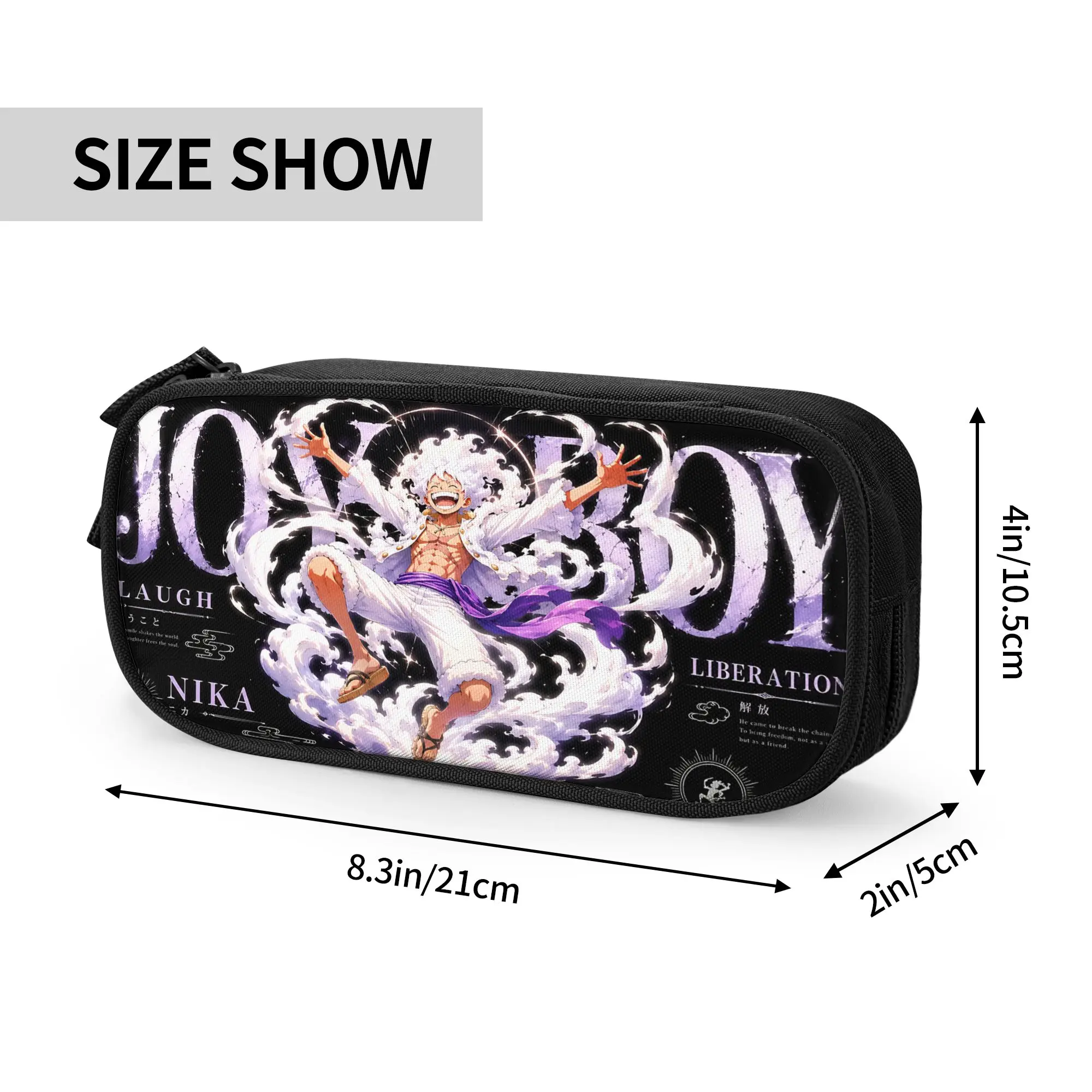 Custom Anime One piece Theme Large Capacity Bags for Child  Handheld Study Bag for Boys Gilrs Kids