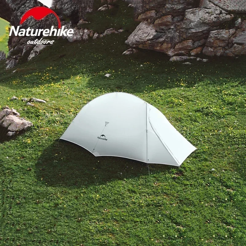 Natureifa-Cloud Up UL Tente de Camping en Plein Air Ultralégère pour 2 Hommes, Sac à Dos Double Couche, Gel de Silice 15D, Trekking, Randonnée avec Polymères