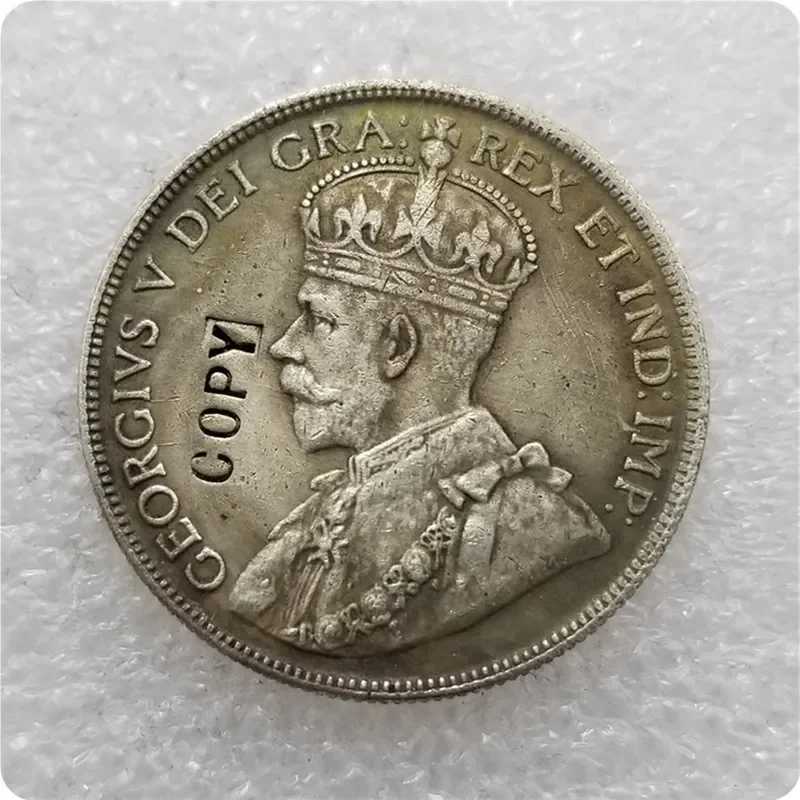 1921,1932 George V, Sterling Canada 50 Cents Half Dollar COPY