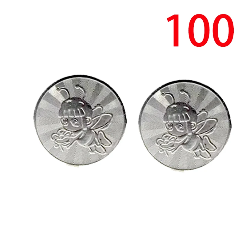 100 stücke Edelstahl 23/24/25mm Tokens Crown Design Arcade münze Für Münzprüfer Arcade Spiel Kran klaue Automaten