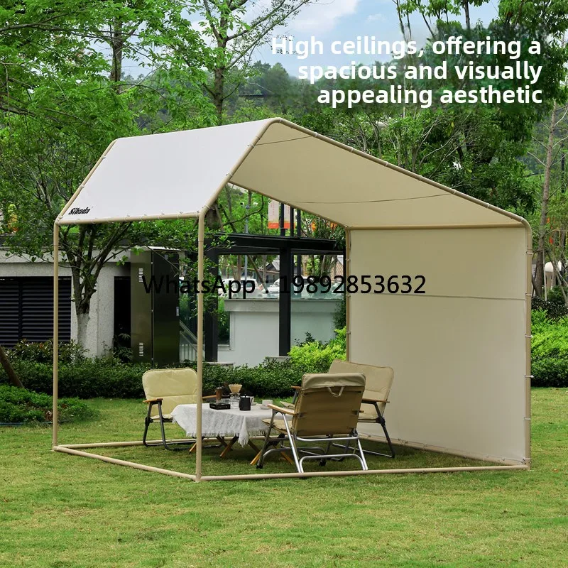 LYY Outdoor Slanted Top Stall Market Tent Sunshade Rainproof Simple Canopy Commercial Advertising Event Tent