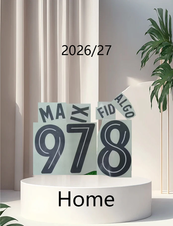 2026/27 Americ2as home Liga MX Football Namesets Name MA97XI Number FIDAL8GO Patch Heat Transfer Customized name number