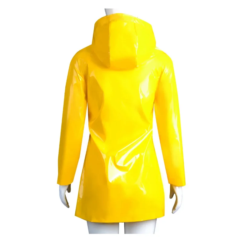 Movie Coraline Wybie Lovat Cosplay Costume Outfits Coraline Cosplay Hoodie Jacket Coat Halloween Party Carnival Suit Raincoat