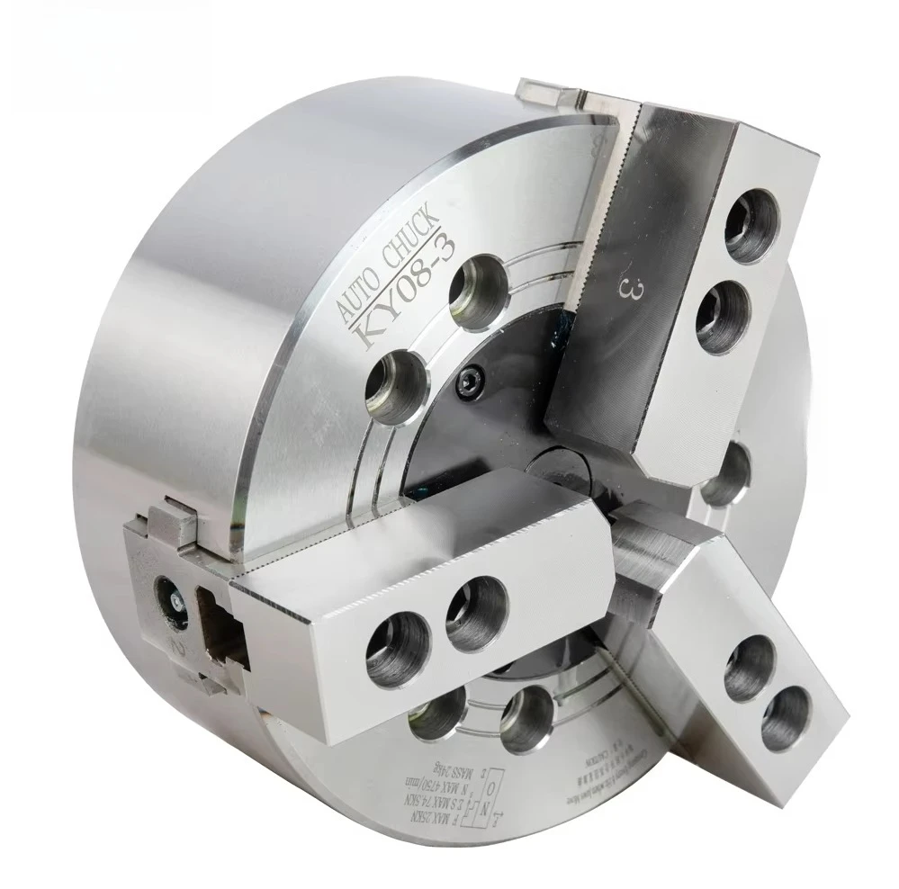5 6 8 10 12  Inches Cnc Power Chuck Lathe 3 Jaw Hydraulic Lathe Chuck for Lathe