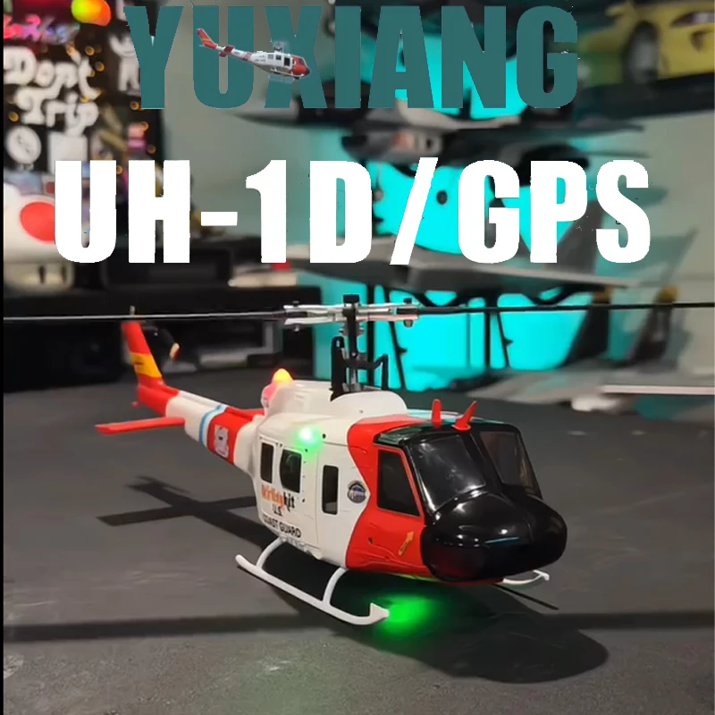 

YUXIANG F07S Вертолет с дистанционным управлением UH-1 Бесщеточный вертолет с камерой GPS Автоматическое возвращение + оптический поток Фиксированная высота