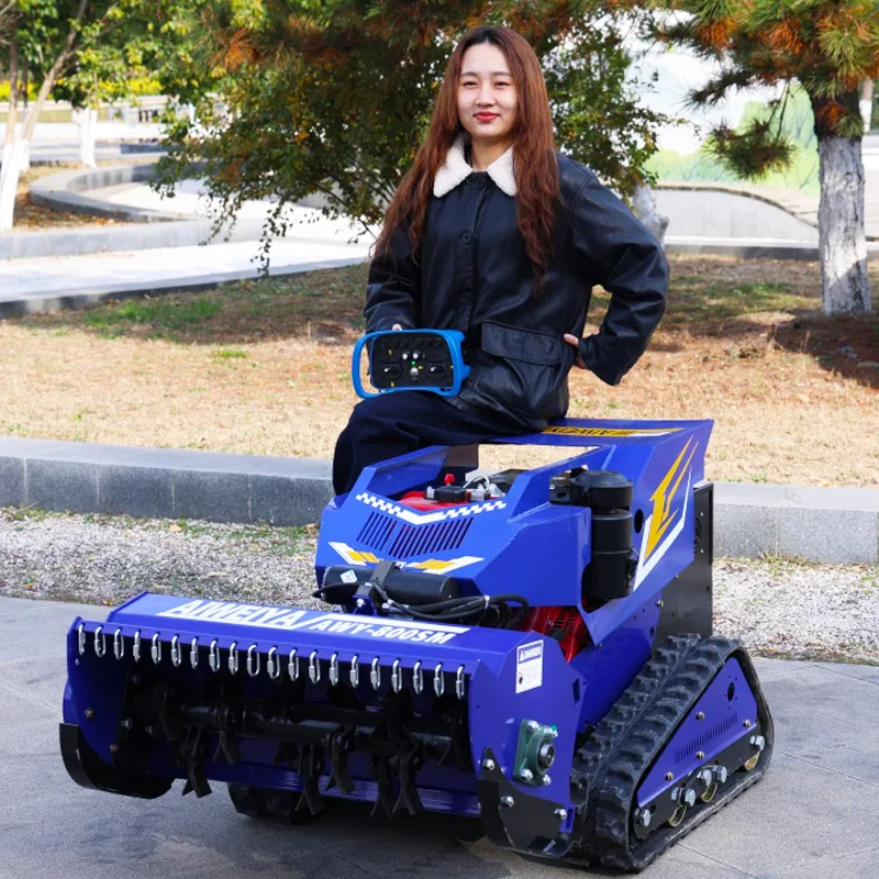 Customized High Productivity Remote Control Lawn Mower for Home Restaurant Use New Orchard Farm Work Machine Motor Impurities