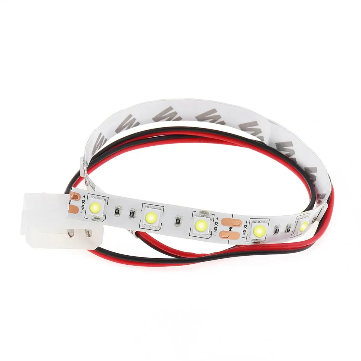 25CM 15 SMD 5050 Non Waterproof LED Flexible Strip Light PC Computer Case Adhesive Lamp 12V