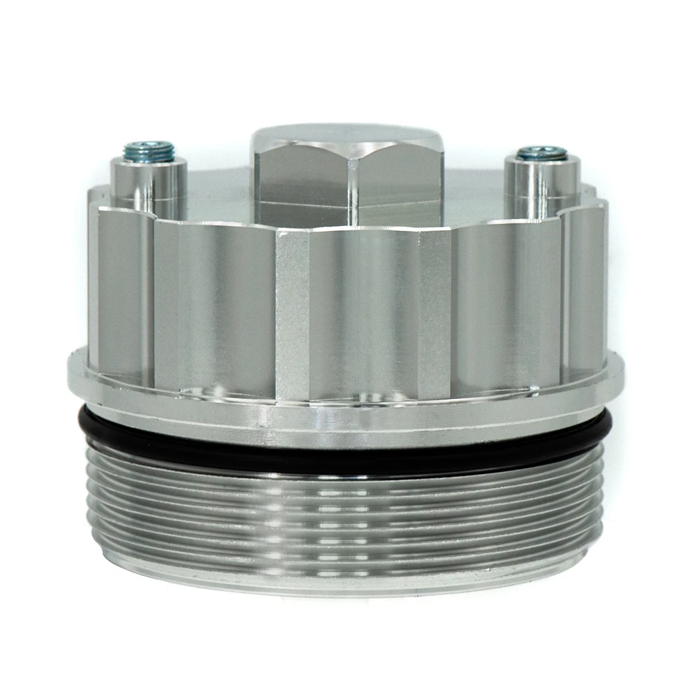 

Aluminum Oil Filter Adapter for Oil Pressure and Temperature Sensors, Compatible with BMW E38 730/735 V8 Engine, Cap224