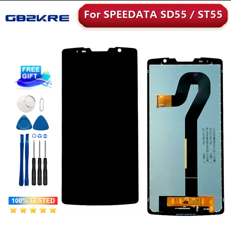 

100% Tested Original New For Speedata SD55 ST55 s55L LCD Display With Touch Screen Digitizer Assembly