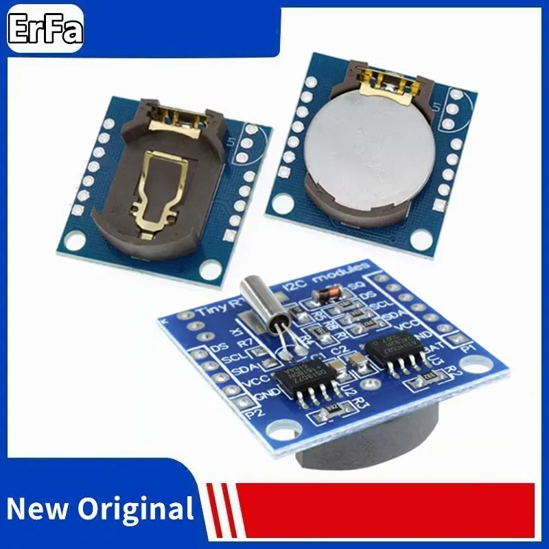 1pcs DS1307 AT24C32 Real Time Clock Module For AVR ARM PIC Tiny RTC I2C modules memory DS1307 Clock memory module