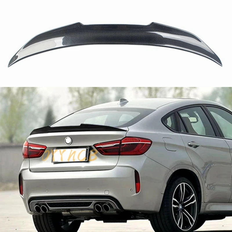 

FOR BMW X6 F16&X6M F86 PSM/MP/P Style Carbon fiber Rear Spoiler Trunk wing 2014-2019