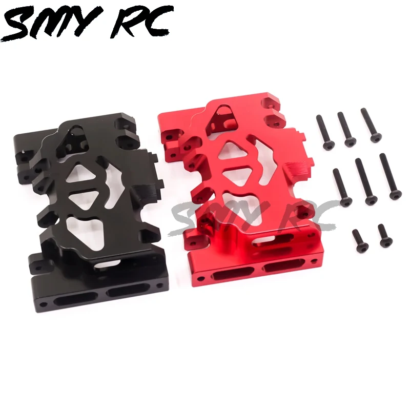 Aluminum Alloy TRX4 Gearbox Mount Base Chassis Skid Plate for 1/10 RC Crawler Traxxas TRX-4 Defender Bronco Blazer G500 Upgr