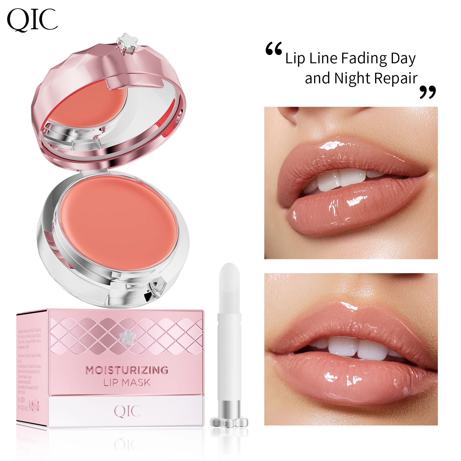 Moisturizing Lip Balm Lip Mask, Exfoliate Dry Chapped Lips, Long Lasting Hydrating Nourish Repair Lip Care