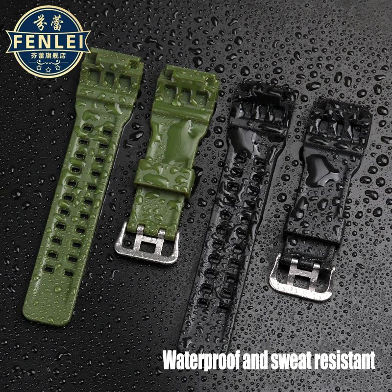 Resin Silicone Watch Band For Casio G-SHOCK Little/Small Mud King GG-1000 GWG-100 GSG-100 Rubber Waterproof Sport Strap Bracelet
