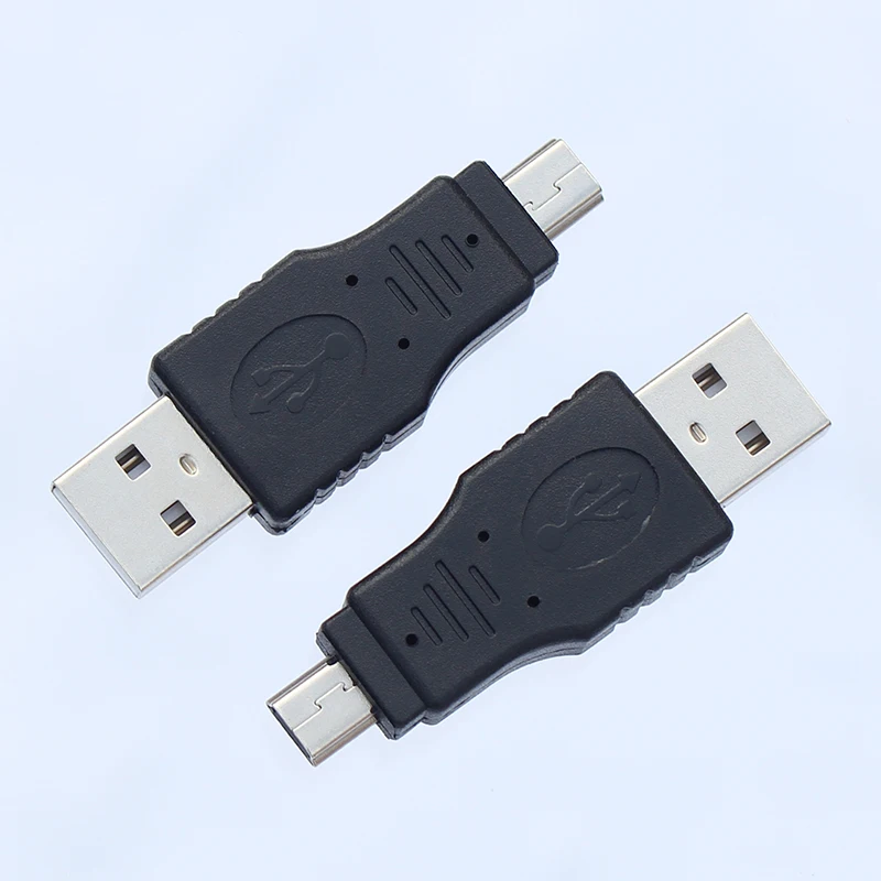 MINI USB męski na USB męski synchronizacja danych Adapter do ładowania przenośnik do MINI 5PIN urządzenie USB