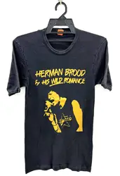 VINTAGE 70s HERMAN BROOD AND HIS WILD ROMANCE ROCK PUNK TOUR CONCERT T SHIRT long or short sleeves