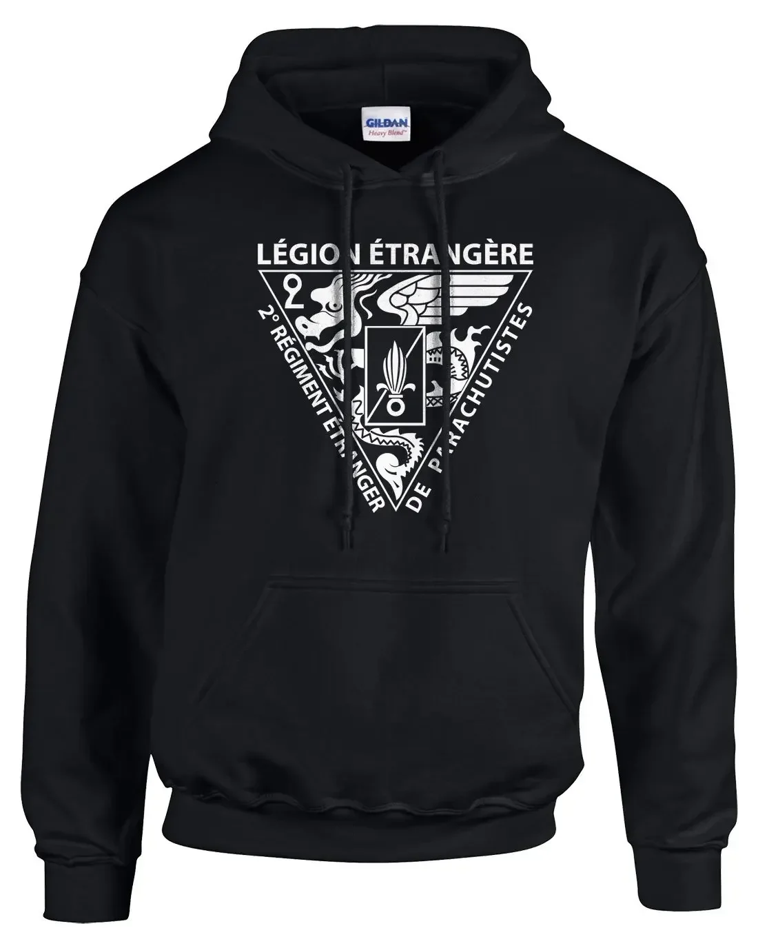 

French Foreign Legion 2 Rep Paratrooper Hoodie Casual 100% Cotton Autumn and Winter Hoodies