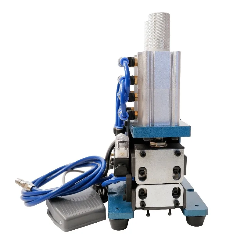Premium 3F Pneumatic Multi-Core Wire Stripping Machine Dual-Blade Design for Electric Cable Insulation Peeling