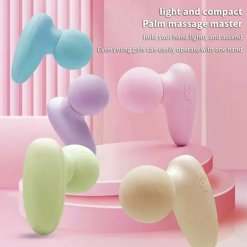 Portable Mini Electric Massage Facial Percussion Pistol Massager Body Deep Tissue Muscle Relaxation Pain Relief Body Massager