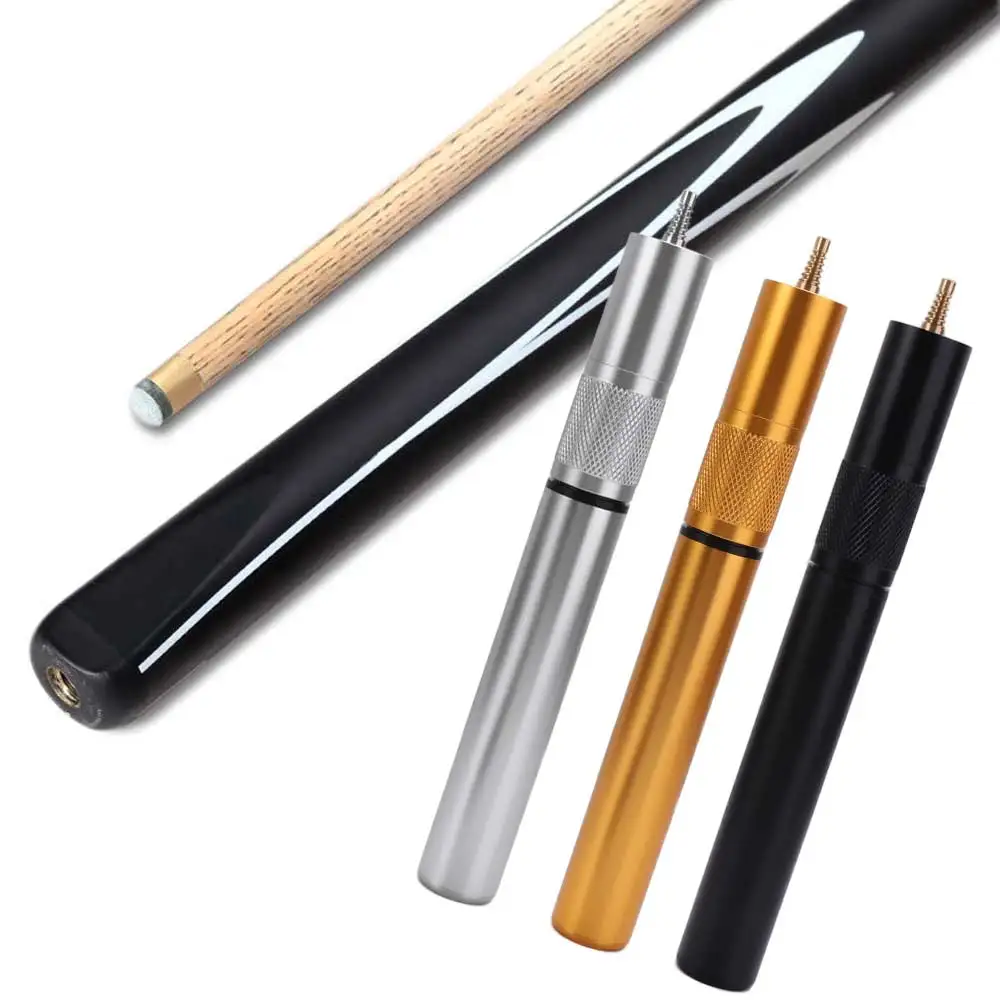 Telescopic Billiards Extender Adjustable Comfortable Pool Extension Stick 9 Inch Aluminium Snooker Cue Extension