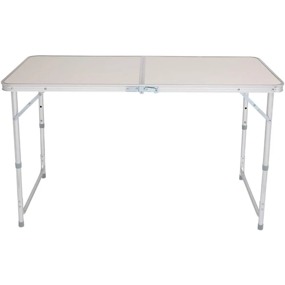 

Folding Camping Table, Portable Lightweight Outdoor Table with Adjustable Height for Travel Picnic Cooking Beach, Outdoor Grill