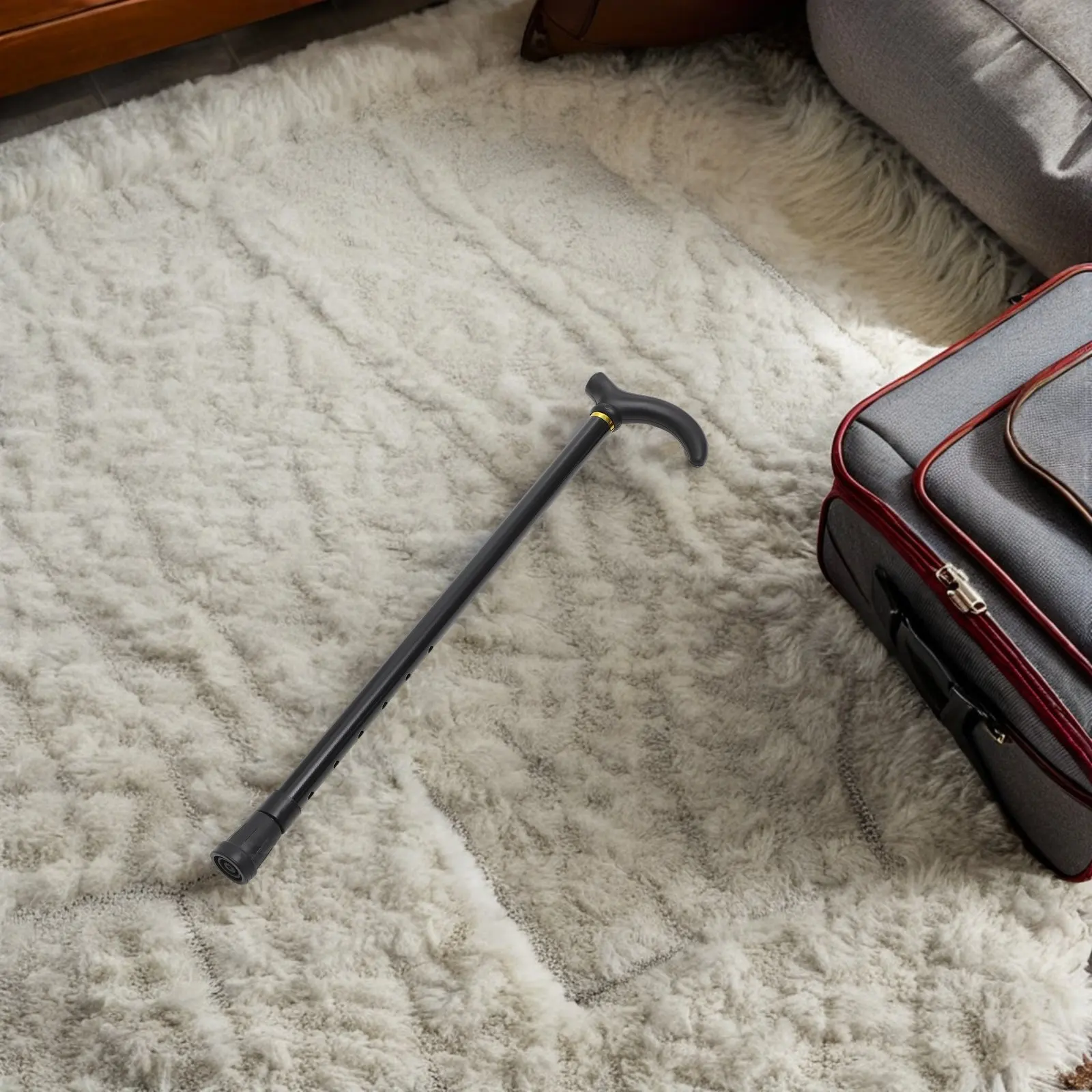 

2 шт. Трость для пожилых людей, выдвижная, из алюминиевого сплава, регулируемая по длине, для устойчивости на любой поверхности