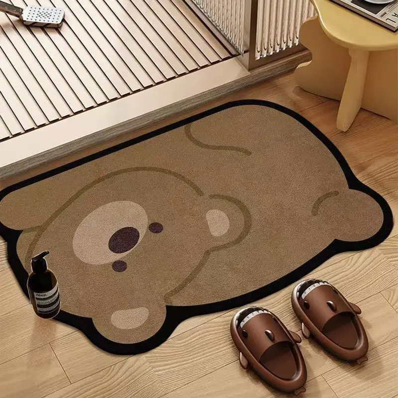 Bathroom absorbent diatom mud toilet doormat toilet toilet floor mat toilet carpet