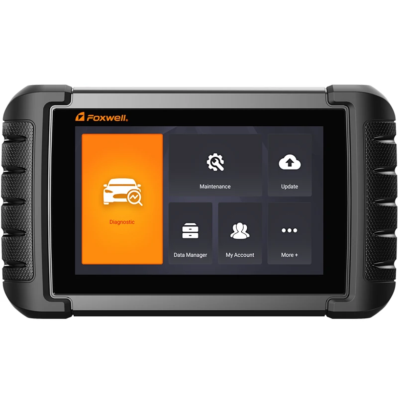 Foxwell nt809 obd2 scanner de diagnóstico do carro 30 manutenção todo o sistema varredura epb bms