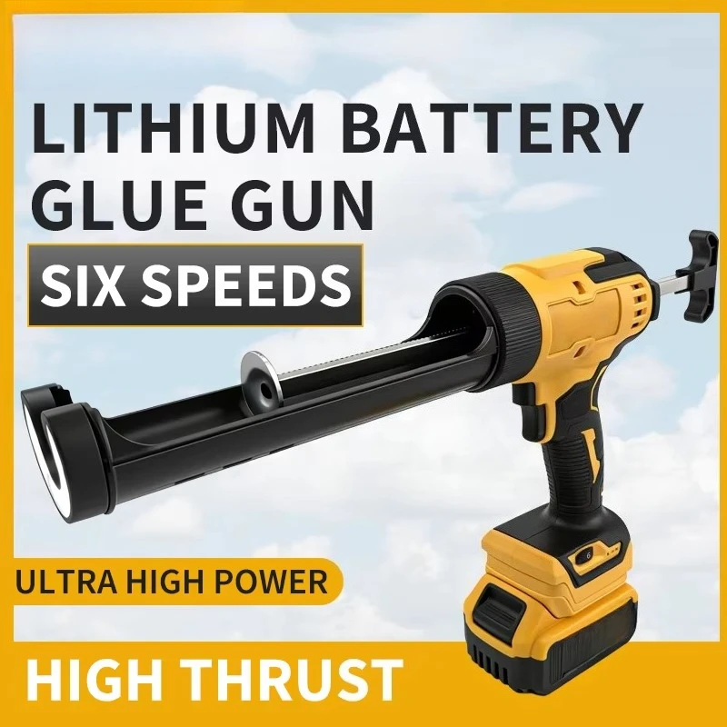 Original Electric Caulking Gun LED 6 Speed Cordless Caulking Gun Home DIY Repair Tool for 20V Battery