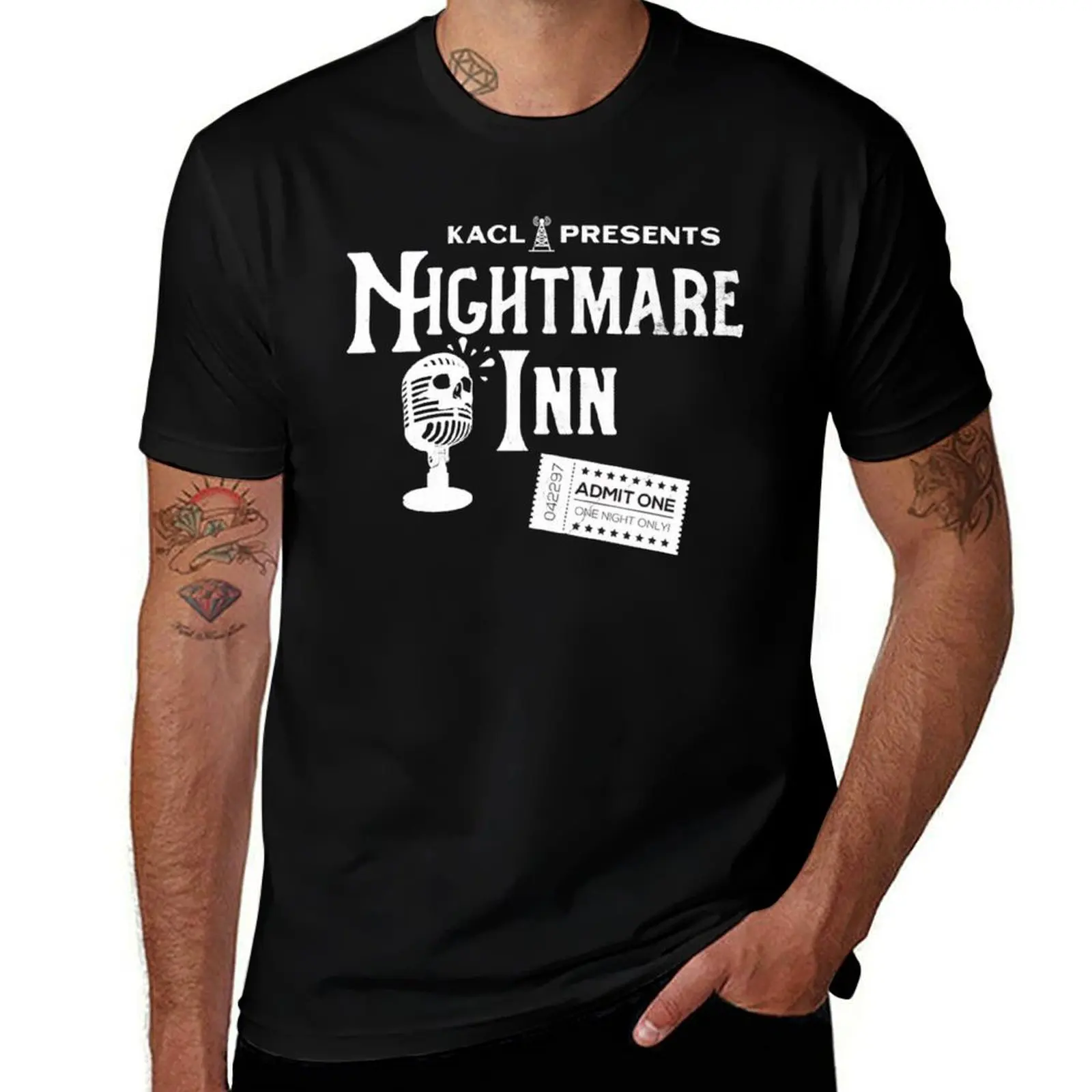 

Nightmare Inn Vintage Version T-Shirt animal prinfor boys sports fans anime stuff outfits for men