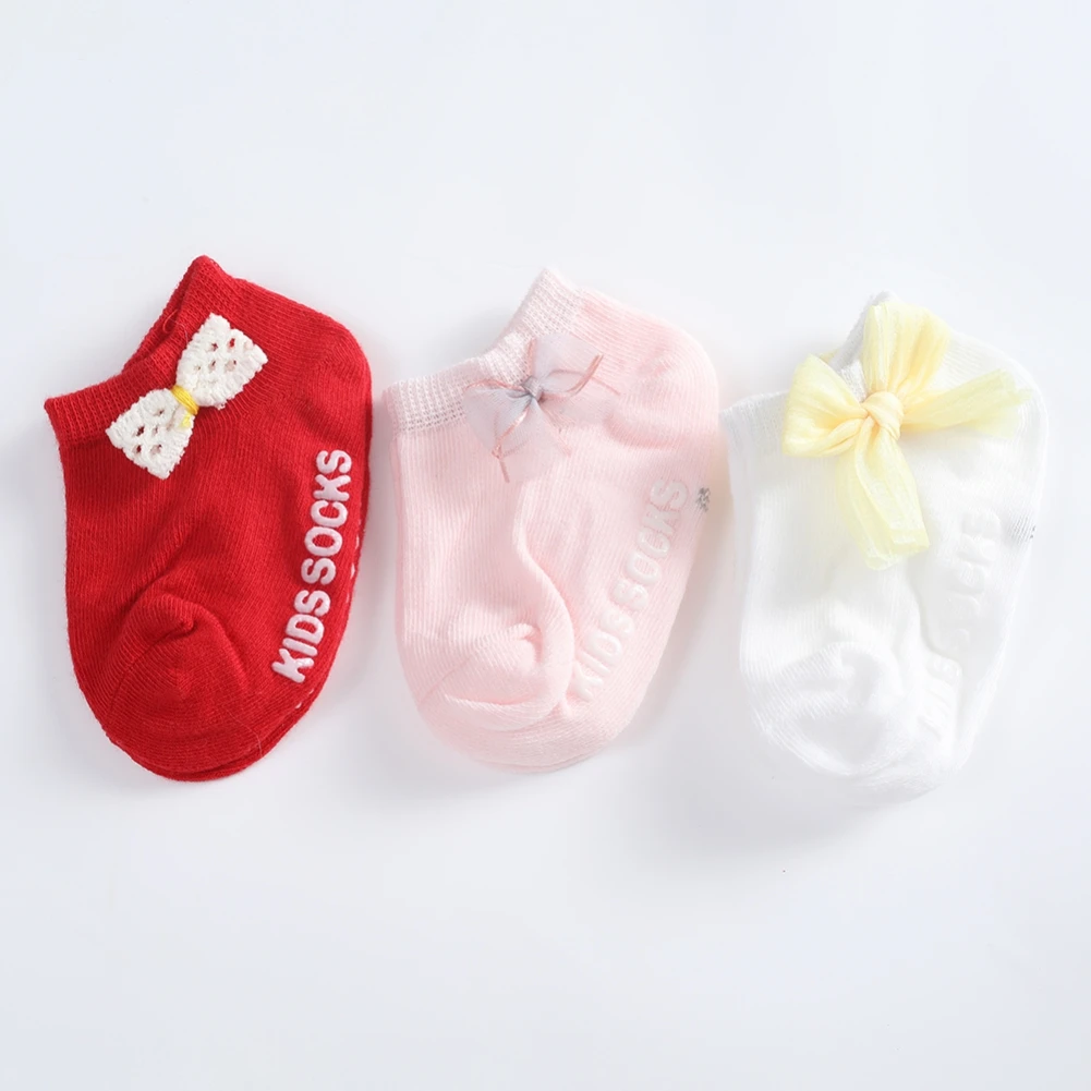 3 Pairs Of Baby Fashion Flower Cute Socks Princess Socks For 0-6 Y Four Seasons Casual Children Socks Baby Clothing Accessories