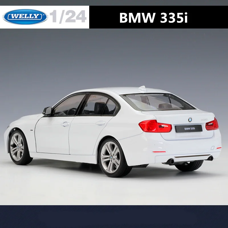 Welly 1:24 BMW 3 Series 335i Alloy Car Model Diecast & Toy Metal Vehicles Car Model High Simulation Collection Children Toy Gift