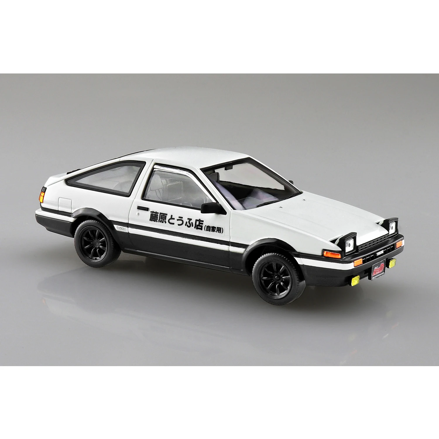 Aoshima-06469 Static Assembled Car Model 1/32 Initial D Fujiwara Takumi AE86 adhesive free and color free Car Model Kit