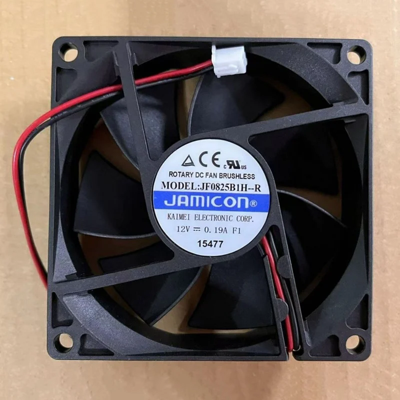 

M New JAMICON JF0825B1H-R 12V 0.19A 2-Wire cooling fan#QW