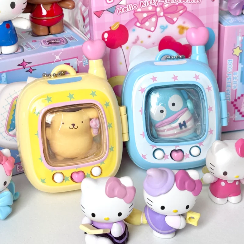 

Персонажи Sanrio, карманный карманный эльф, серия Hello Kitty Cinnamoroll, аниме, периферийный кулон, ключ, идеально подходит для сумки, подвески, подарок