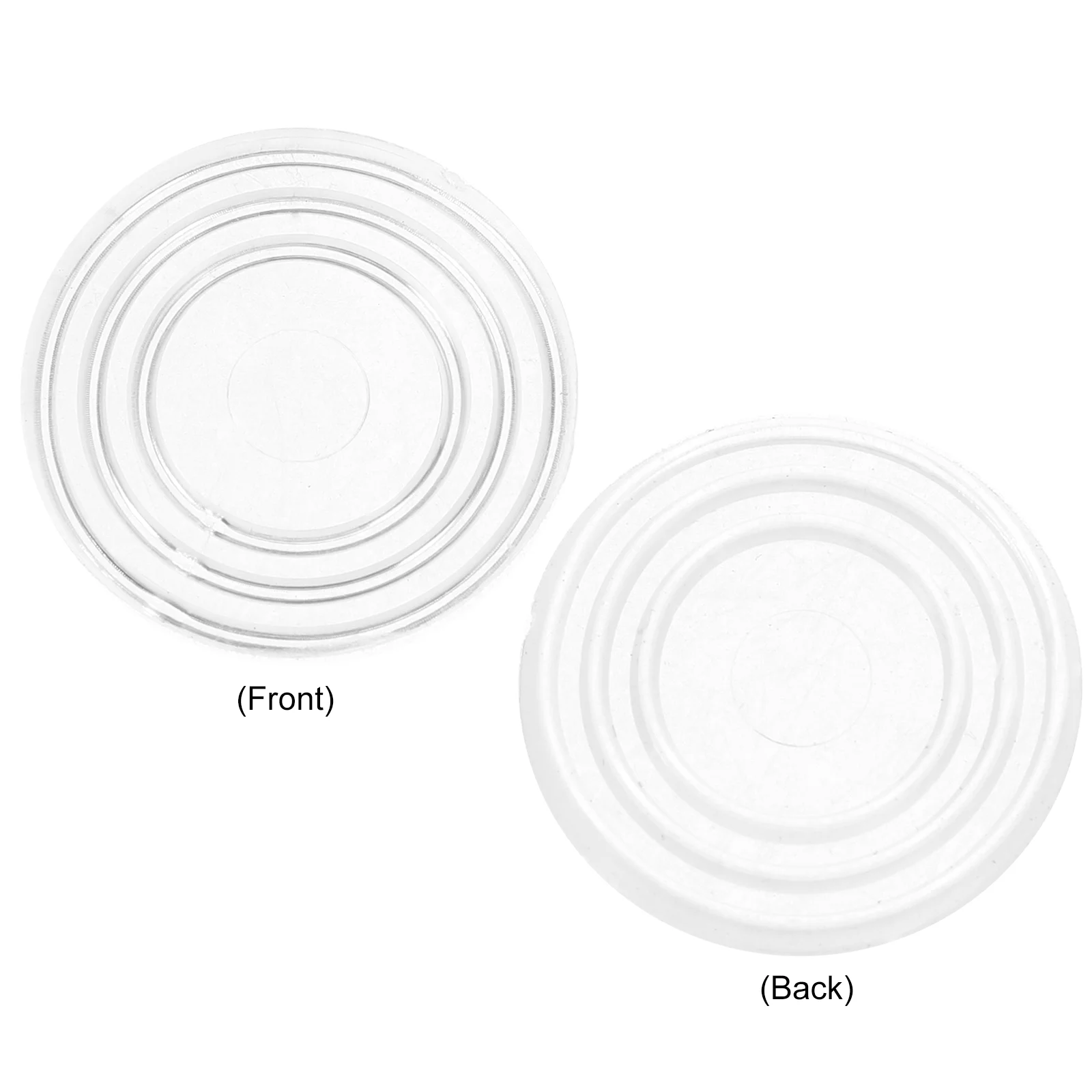 100 قطعة من مصدات الأثاث الزجاجية المضادة للانزلاق ومصدات الخزانة البلاستيكية Pp