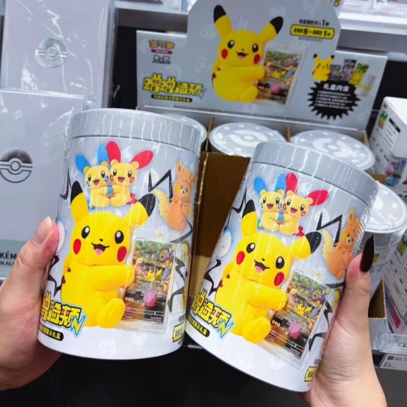 Nieuwe originele Pokémon Trading Card Game PTCG kaart blind box vereenvoudigde Chinese flash rubbing cheek pop speelgoed kaart display pop speelgoed