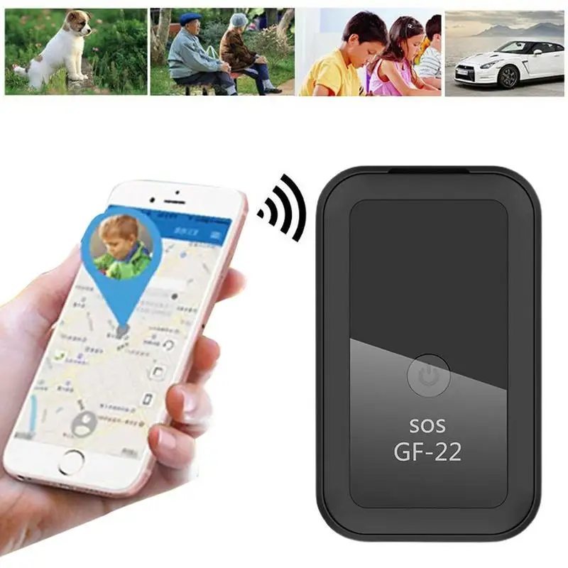 GF22 Mini GPS Locator Beidou Tracker Wifi AGPS Tracking Voice Recorder With SOS Button For Kids Wallet Shoes Bicycle Car Part