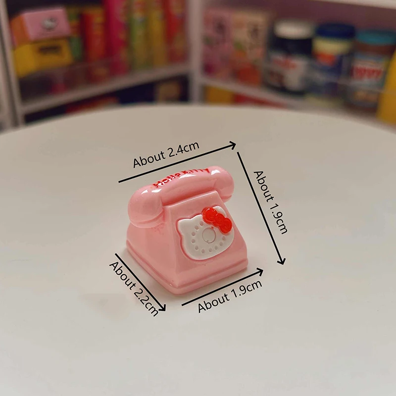 Poppenhuis Gesimuleerde Miniatuur Cartoon Telefoons Meubelaccessoires Voor Poppenhuis Decor Kinderen Fantasiespel Speelgoed