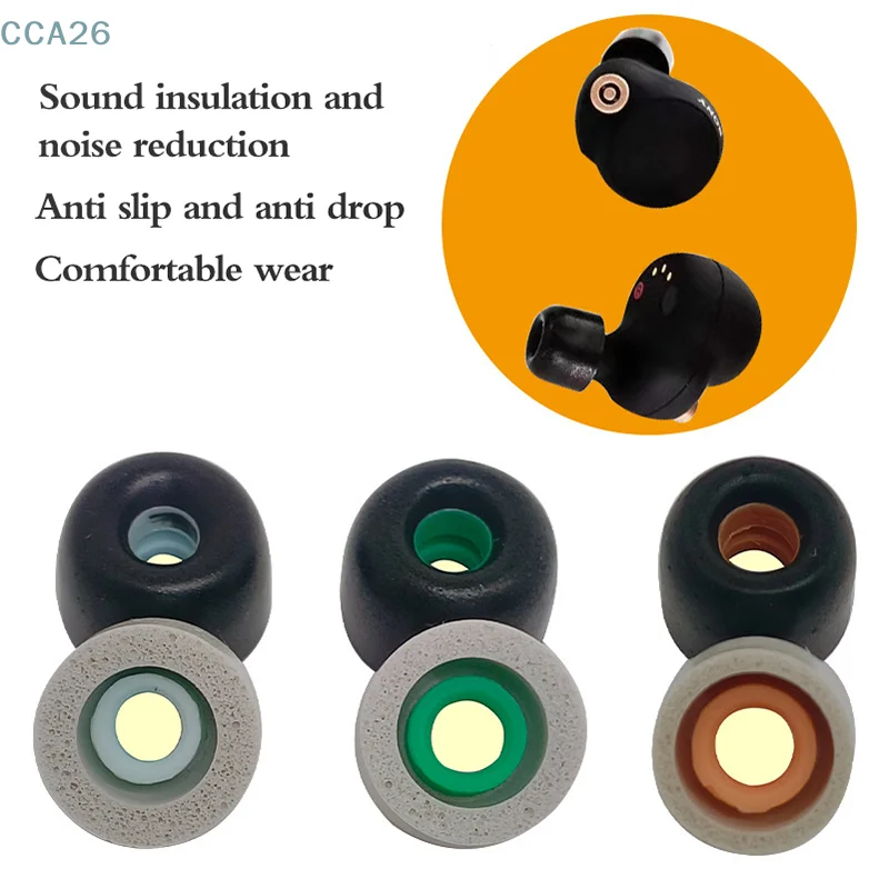 Protective Earbuds Anti-allergic Ear Plugs For WF-1000XM4 WF-1000XM3 Wireless Bluetooth Earphone Memory Cotton Earplug Sleeve