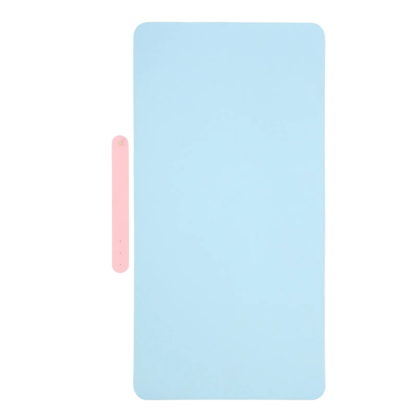 

Dual Tone Large PU Desk Mat Computer Desk Protector Writing Pad Soft Surface Mouse Pad Laptop Mat Office Essentials