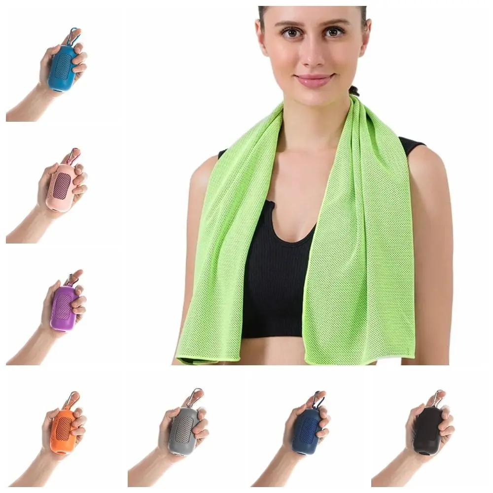 Quick Drying Cooling Ice Towel Microfiber Portable Cold Sports Towel Foldable Sweat Absorption Fitness Cool Towel Yoga