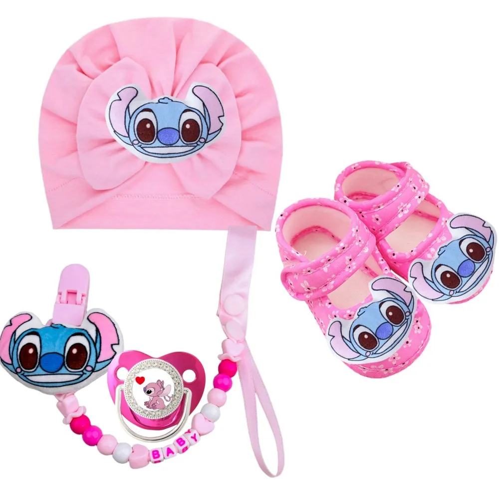 2026 Baby feeding gift set newborn mouth play gift baby chain clip baby hat newborn shoes baby feeding 0-6M view 5