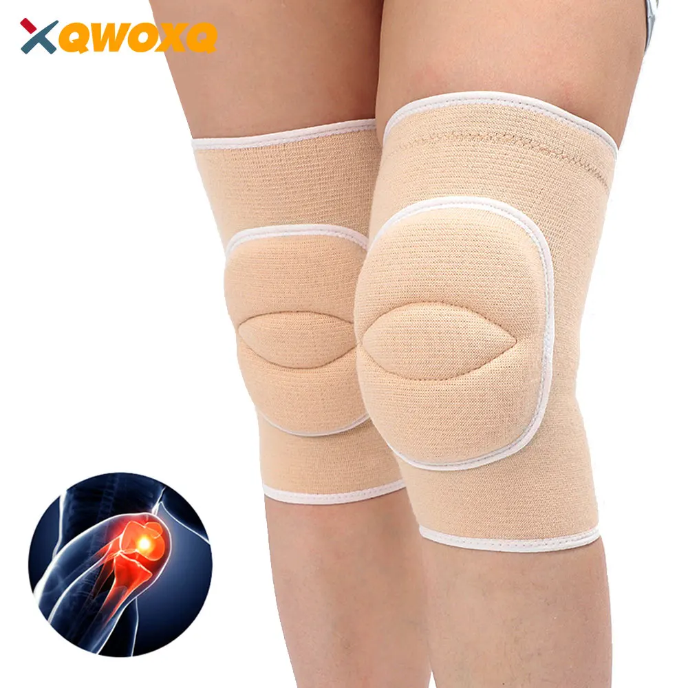 1Pair Sports Knee Pads for Dancers, Soft Knee Protective Knee Brace for Volleyball Football Dance Tennis Running Cycling Workout